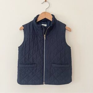 CREWCUTS EUC Classic Preppy Navy Quilted Vest

Size 4-5